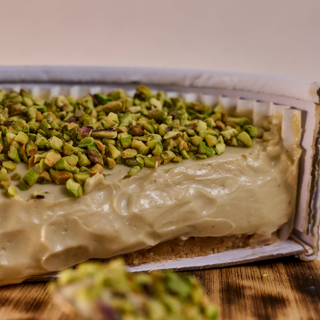 Cheesecake de pistacho