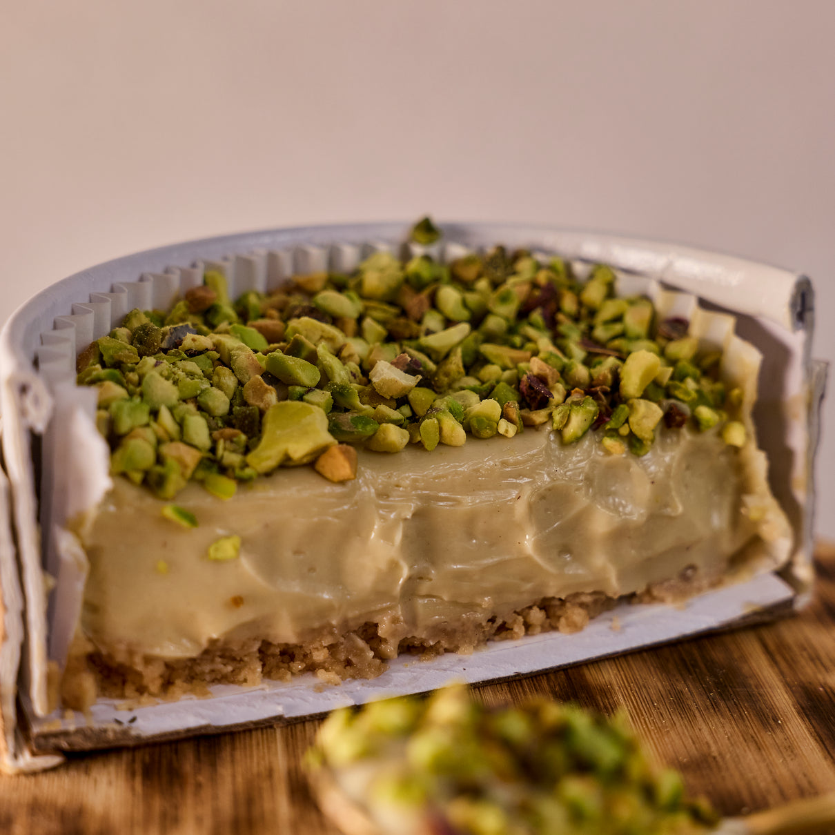 Cheesecake de pistacho