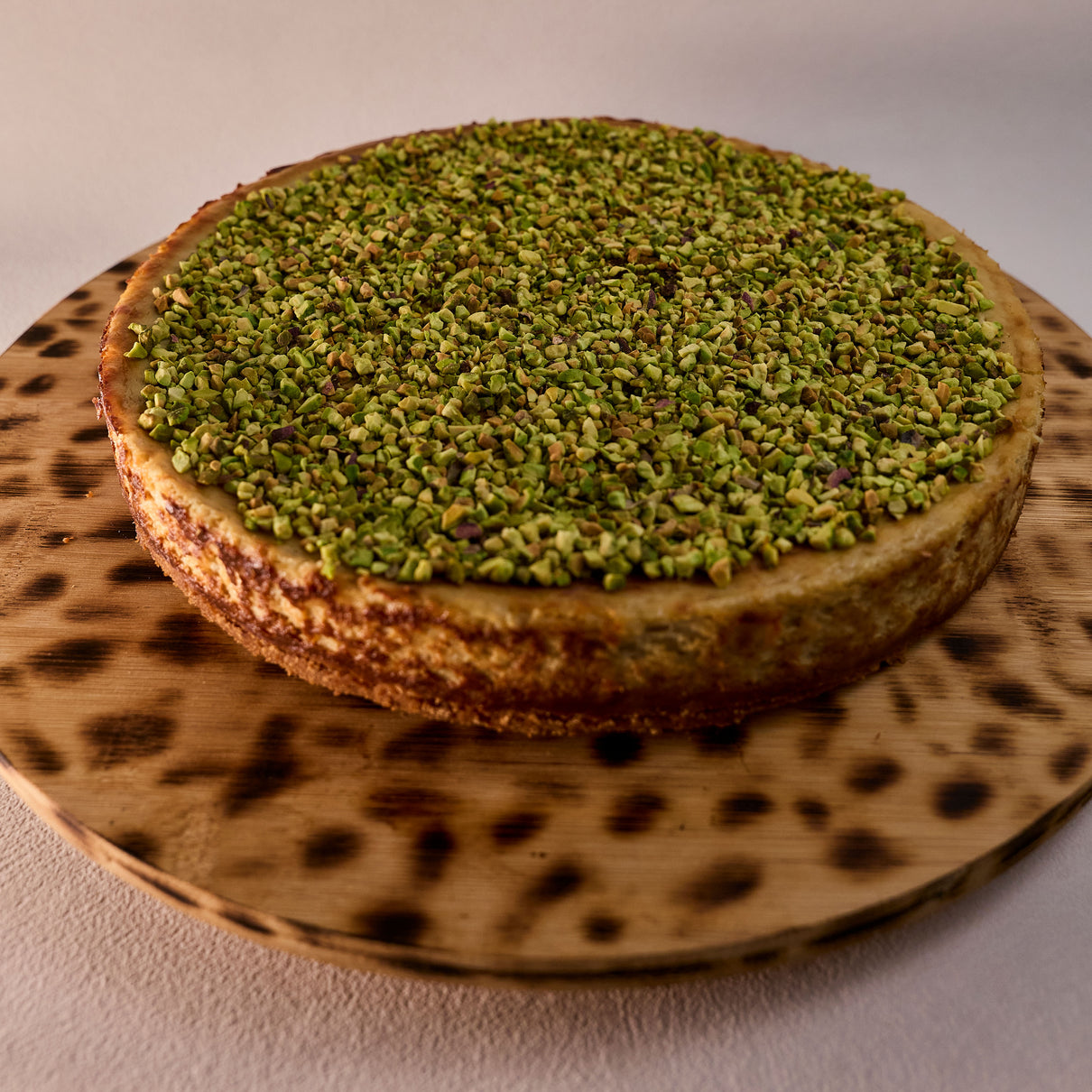 Cheesecake de pistacho