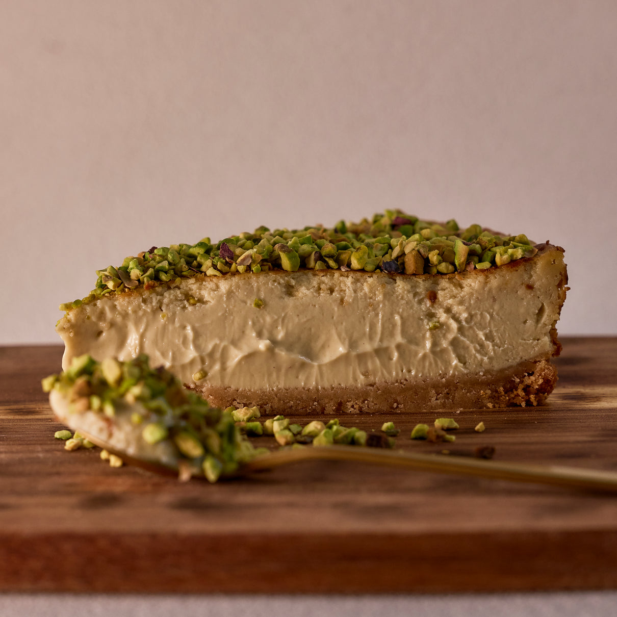Cheesecake de pistacho